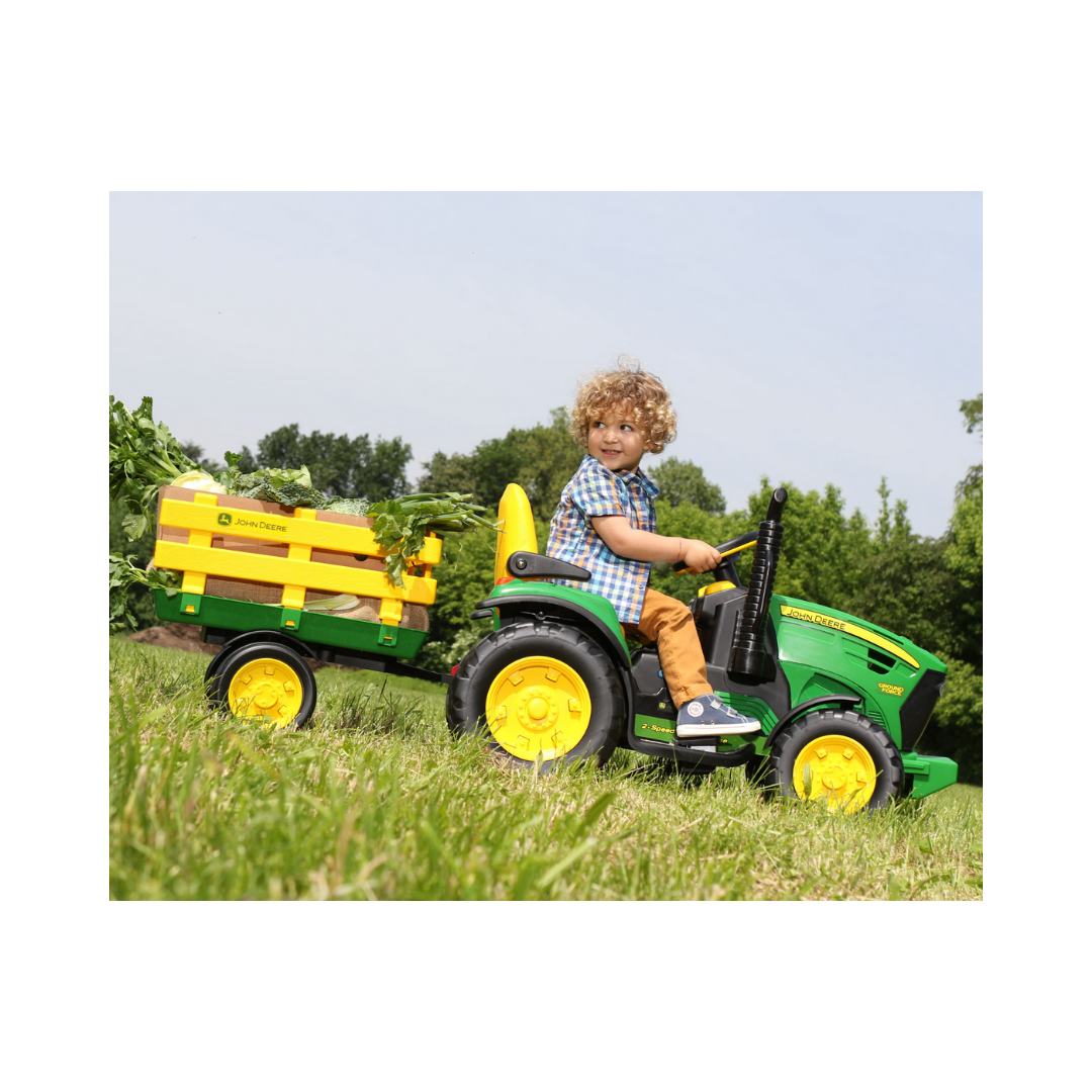 John Deere Ground Force with Trailer (12V) - Image 9