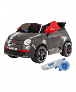 Fiat 500 with Remote Control - Grey (6V)