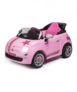 Fiat 500 with Remote Control - Pink (6V) - Image 3