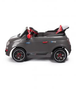 Fiat 500 with Remote Control - Grey (6V) - Image 2
