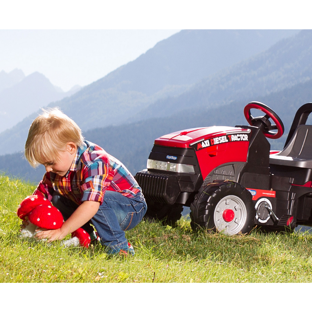Maxi Diesel Tractor with Trailer (Pedal Action) - Image 11