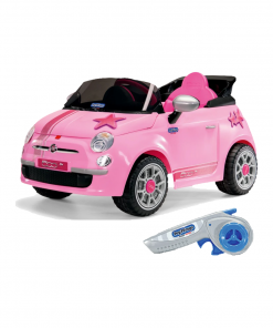 Fiat 500 with Remote Control - Pink (6V)