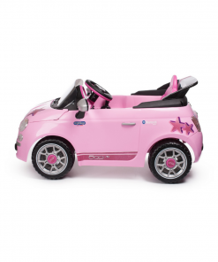 Fiat 500 with Remote Control - Pink (6V) - Image 2