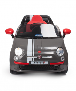 Fiat 500 with Remote Control - Grey (6V) - Image 3