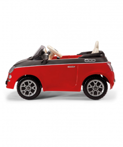 Fiat 500 with Remote Control - Grey/Red (6V) - Image 2