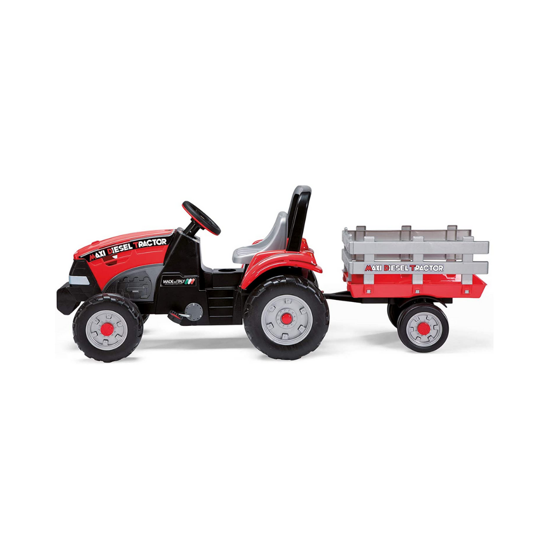 Maxi Diesel Tractor with Trailer (Pedal Action) - Image 2
