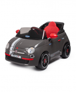 Fiat 500 with Remote Control - Grey (6V) - Image 4