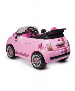 Fiat 500 with Remote Control - Pink (6V) - Image 5