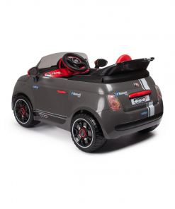 Fiat 500 with Remote Control - Grey (6V) - Image 5
