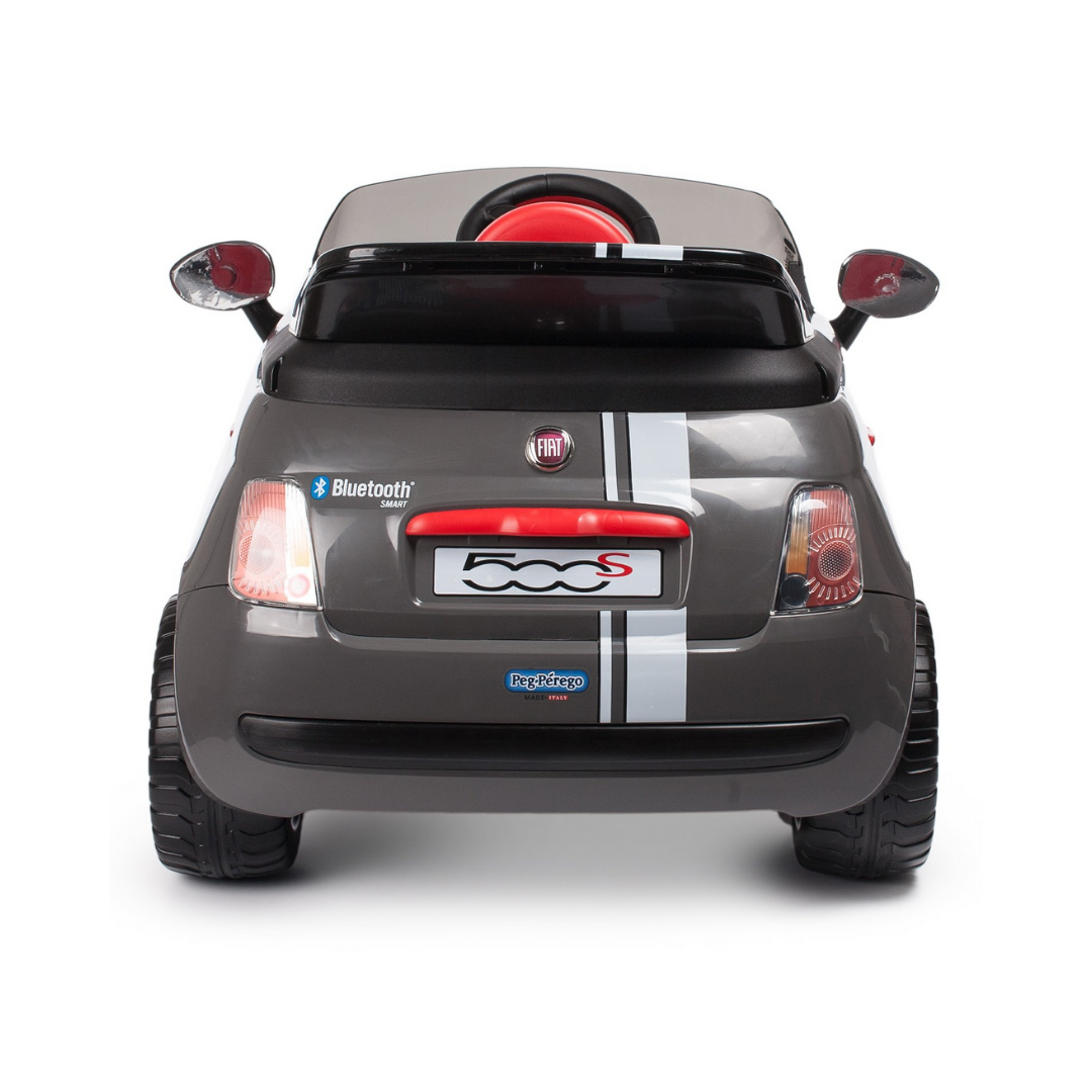 Fiat 500 with Remote Control - Grey (6V) - Image 6