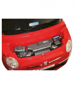 Fiat 500 with Remote Control - Grey/Red (6V) - Image 5