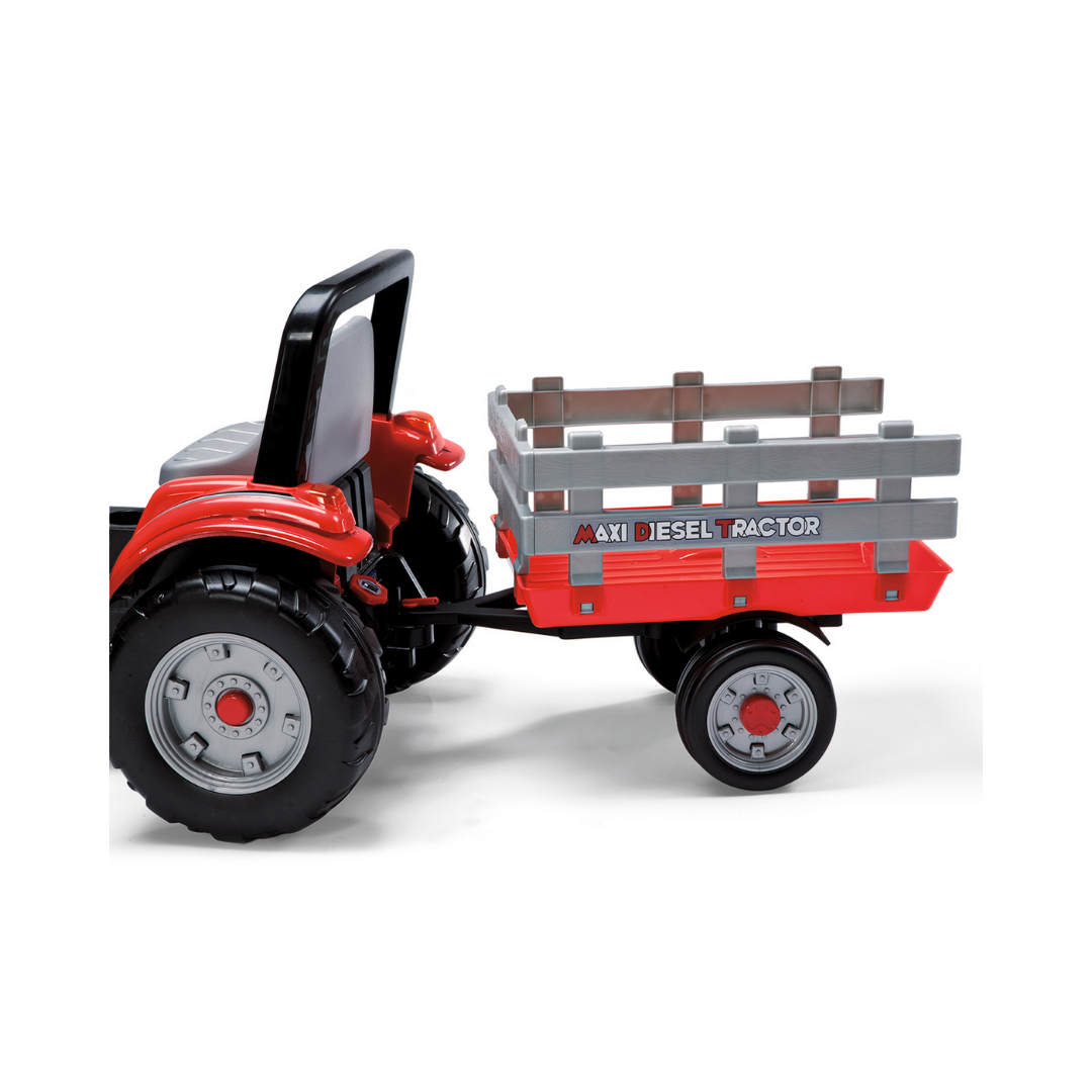Maxi Diesel Tractor with Trailer (Pedal Action) - Image 5
