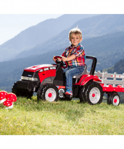 Maxi Diesel Tractor with Trailer (Pedal Action) - Image 7