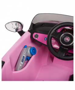 Fiat 500 with Remote Control - Pink (6V) - Image 10