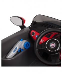 Fiat 500 with Remote Control - Grey (6V) - Image 10