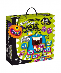 Domino, Bingo and Monsters Memo 3-in-1 Game
