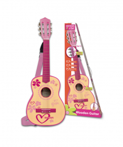 Wooden Guitar - Pink - Image 3