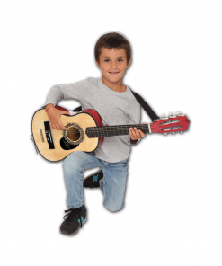 Wooden Guitar with Carry Bag - Image 4
