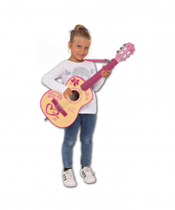 Wooden Guitar - Pink - Image 4