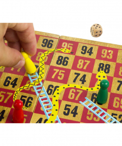 Wooden Snakes & Ladders - Image 3