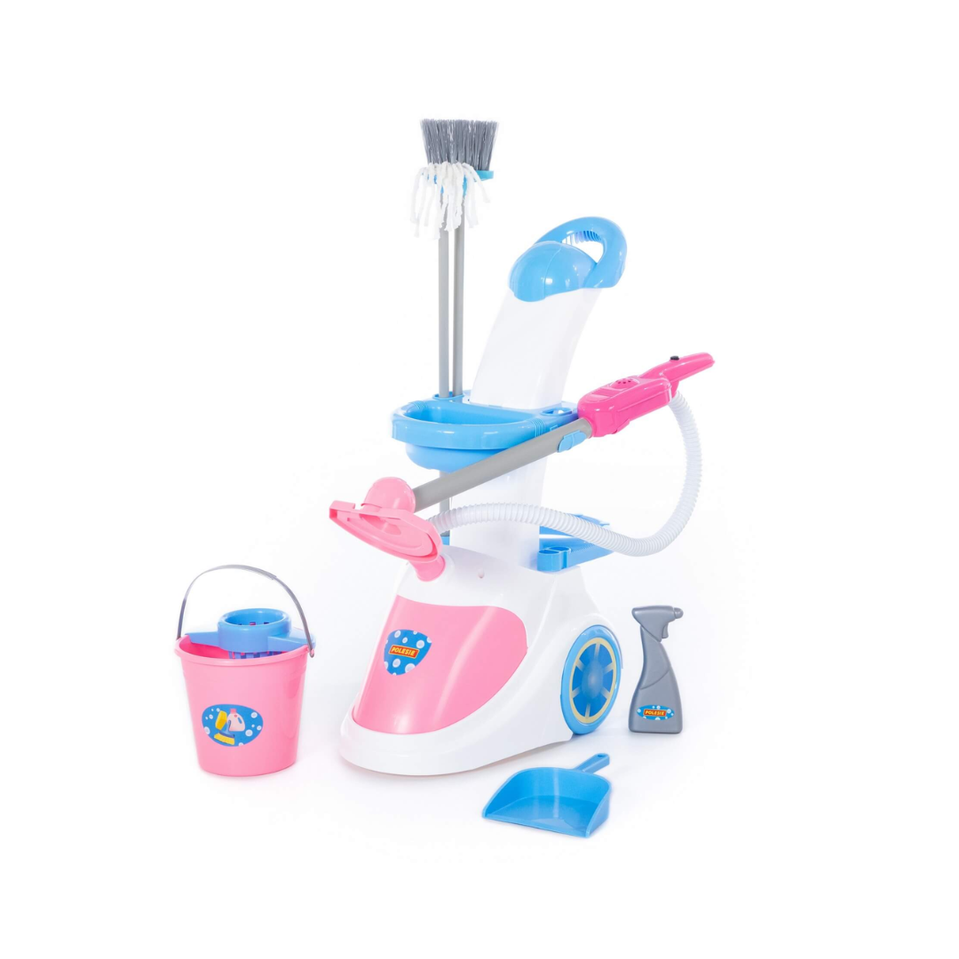 Cleaning Trolley with Vacuum Cleaner