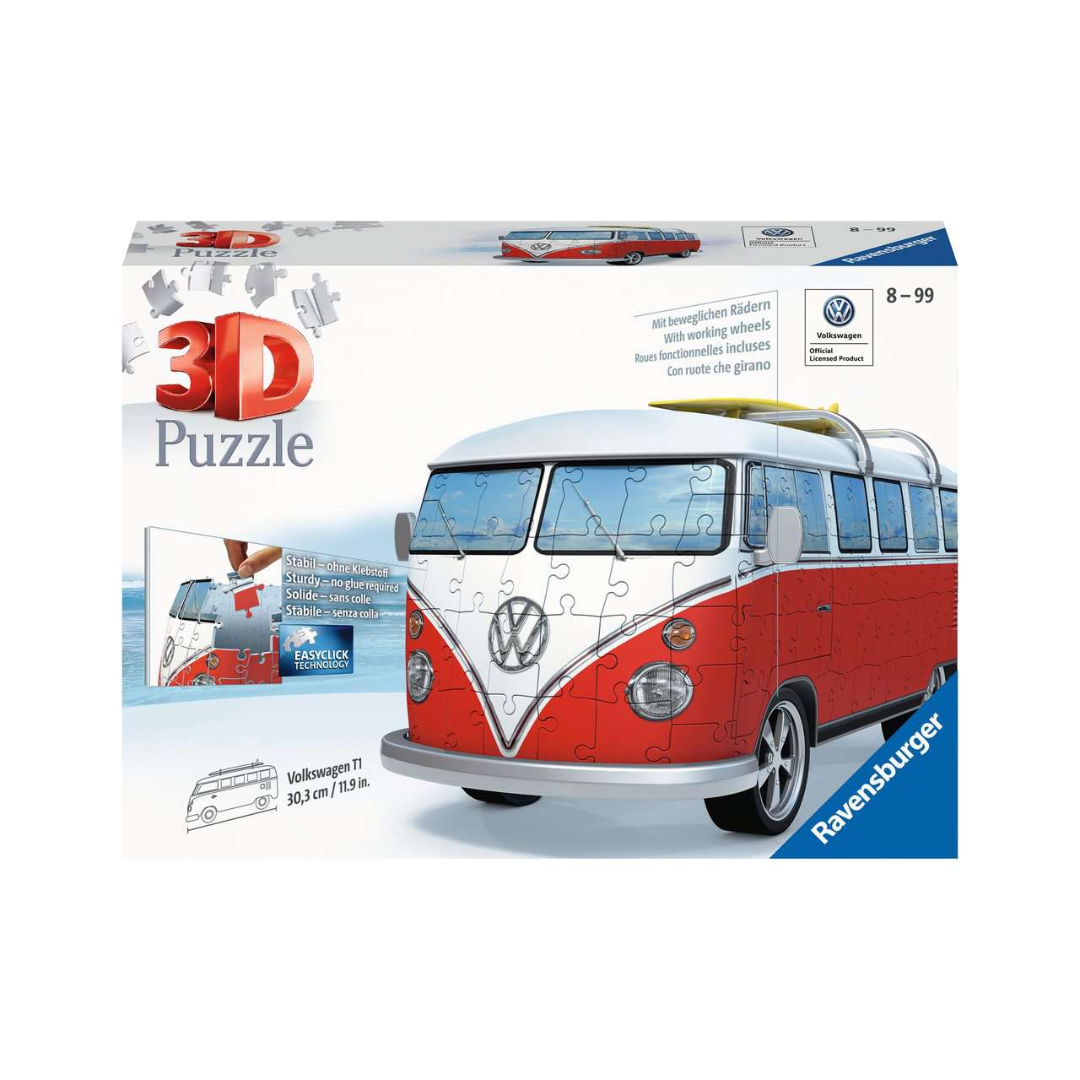Volkswagen T1 - 3D Puzzle - 162 pcs