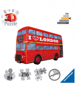 London Bus - 3D Puzzle - 216 pcs - Image 3
