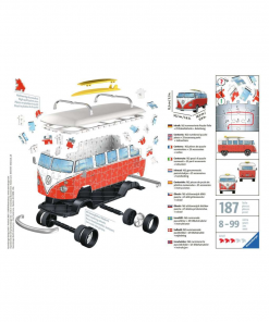Volkswagen T1 - 3D Puzzle - 162 pcs - Image 3