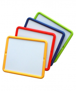 Metallic Mini-Whiteboard & Blackboard