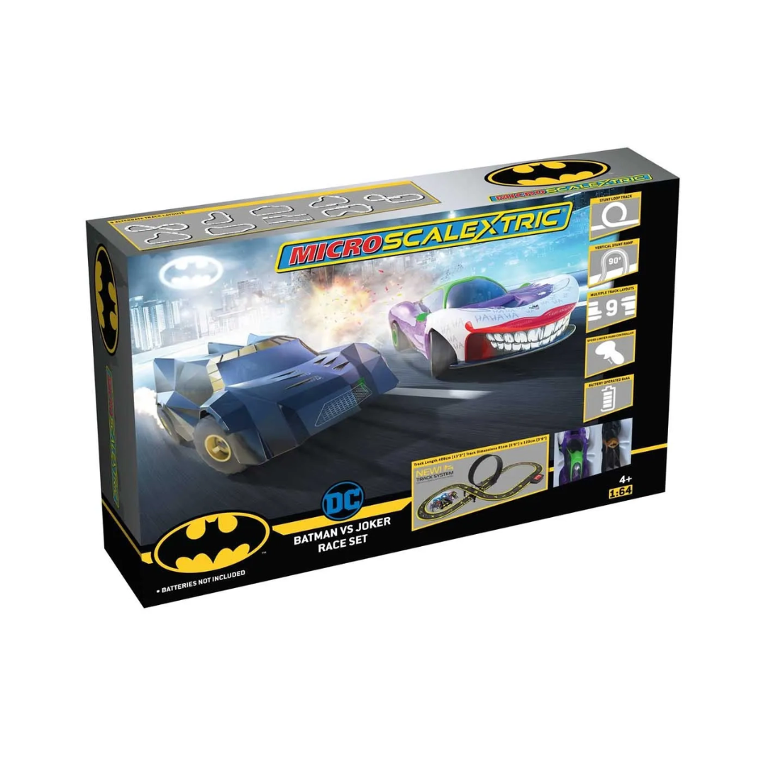 Batman vs Joker Race Set - Battery Powered Micro Scalextric