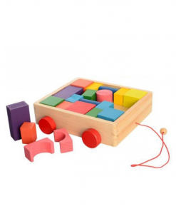 Alternative view of Wooden Trailer Building Blocks