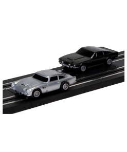 James Bond 007 Aston Martin DB5 vs V8 Race Set - Battery Powered Micro Scalextric - Image 3