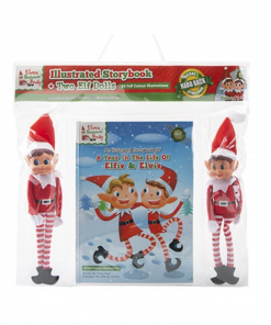 Illustrated Storybook + Two Elf Dolls - Image 2