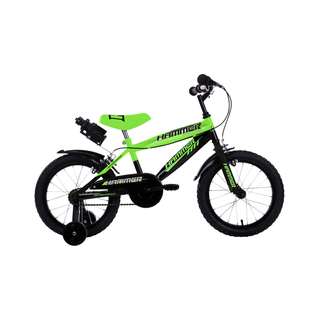 Hammer 16" Bicycle - Green & Black